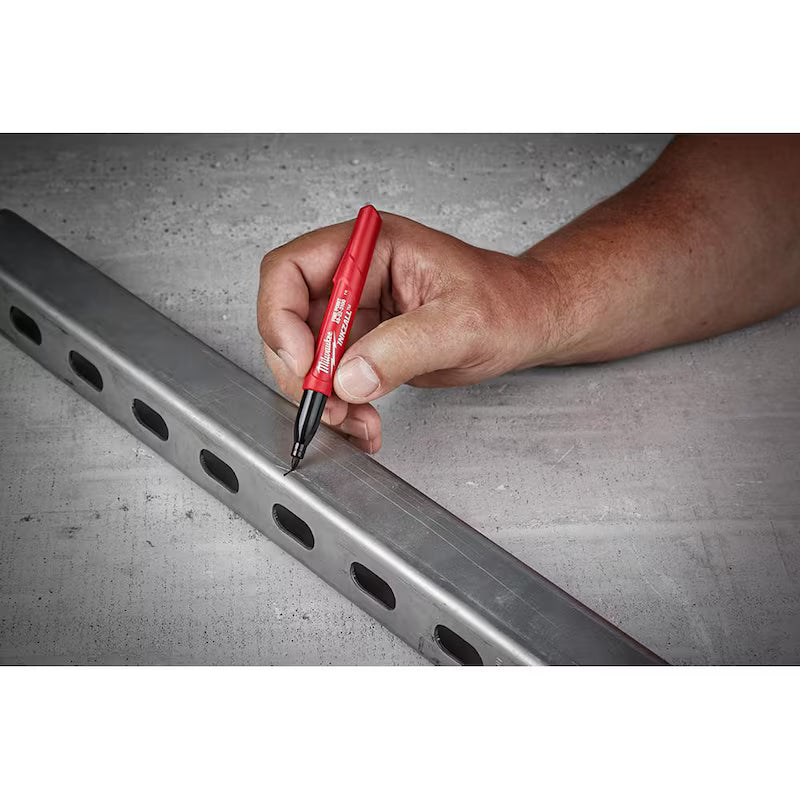 Red Fine Point Permanent Marker 72-Pack N4049