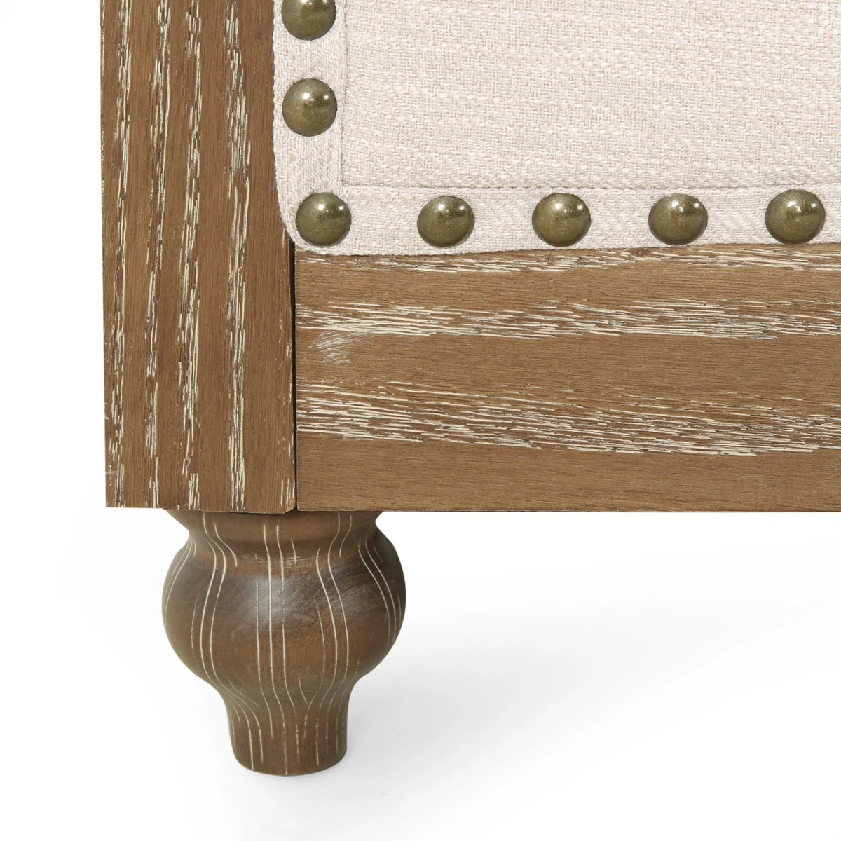 Beige Fabric Tufted 3 Seater Sofa V259793
