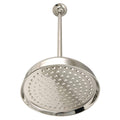 Polished Nickel Ceiling Mount Fixed Shower Head with 17 in. Shower Arm I1565