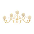 Gold 5-Light Beaded Candle Holder E763