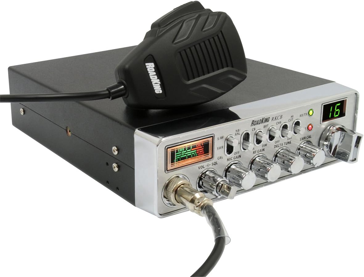 40 Channel CB Radio with Digital Display and SWR Meter F65911