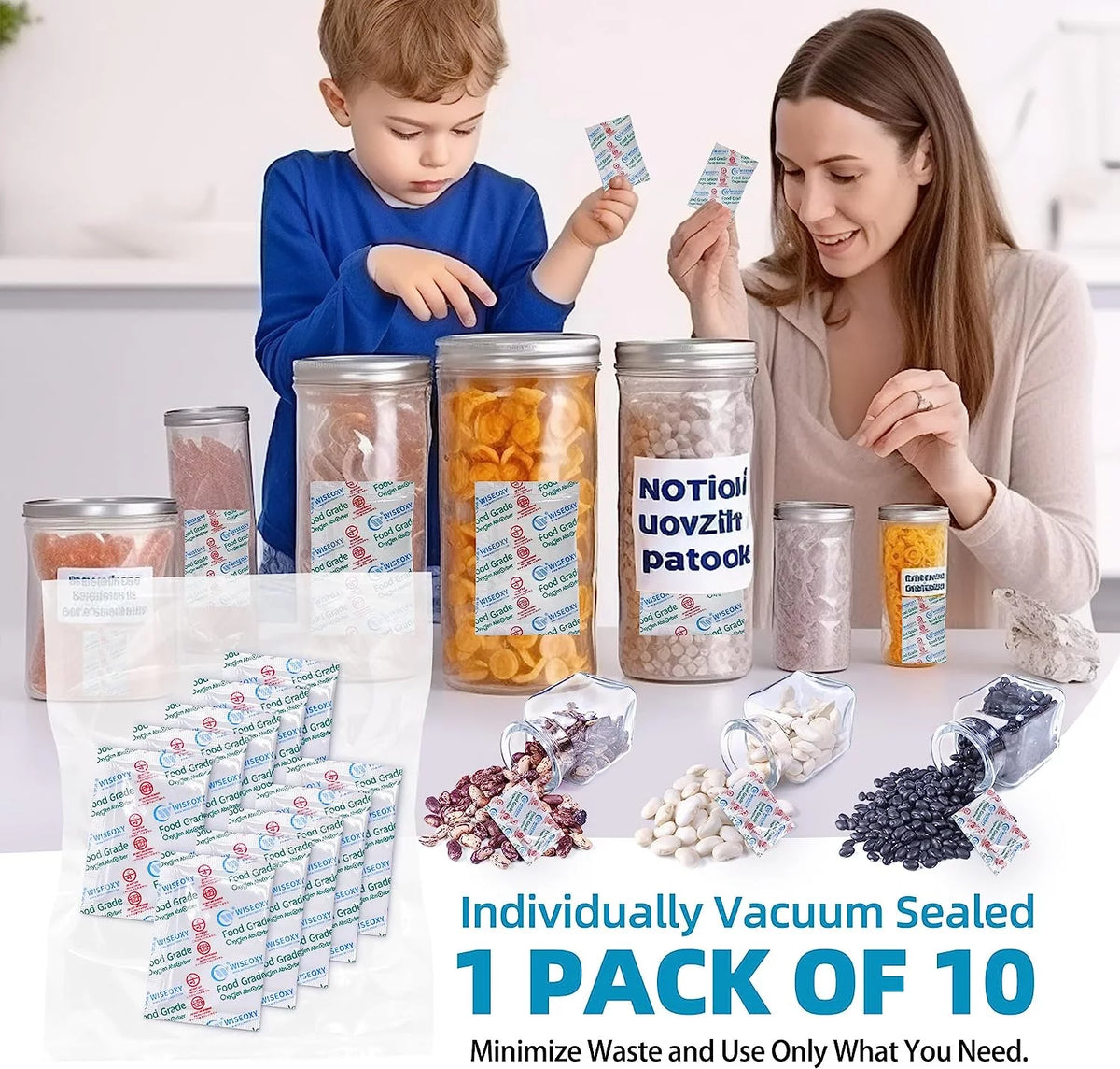 500CC 100 Packs Food Grade Oxygen Absorbers E8383
