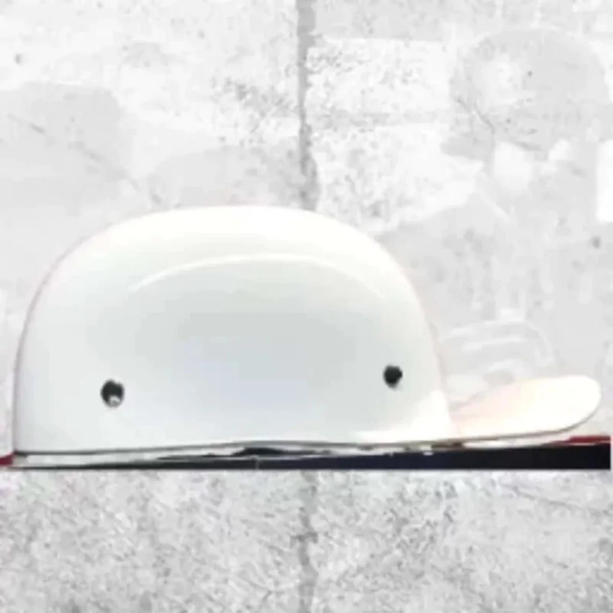 White Gloss Motorcycle Helmet L64161