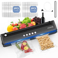 Compact Food Sealer with Cutter, Dry & Moist Modes, 10 Sealing Bags & Air Suction Hose E791