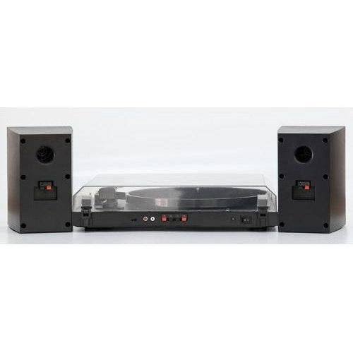 Matte Black Turntable with Speakers F132315