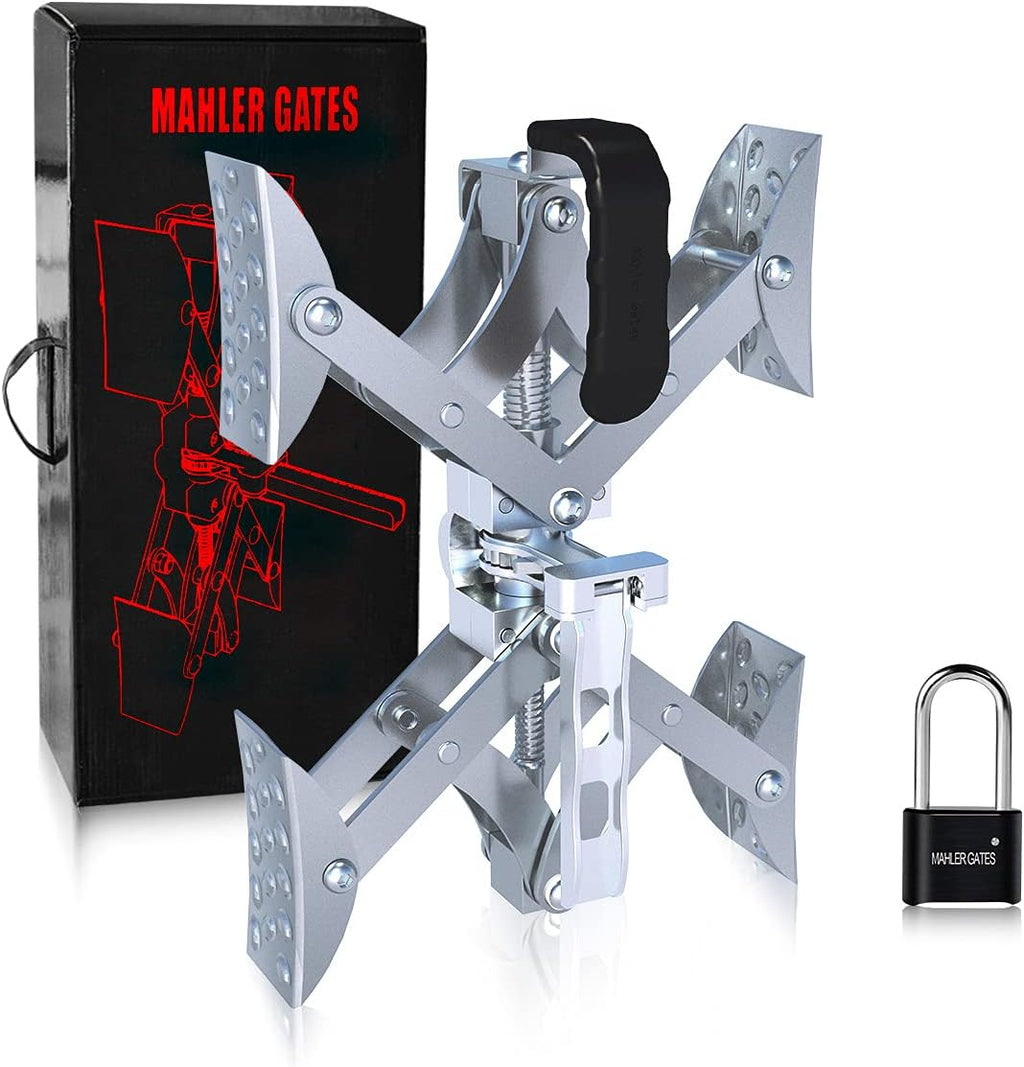 X-Shaped Wheel Chock Stabilizer with Integrated Wrench Z4982