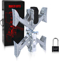 X-Shaped Wheel Chock Stabilizer with Integrated Wrench Z4982