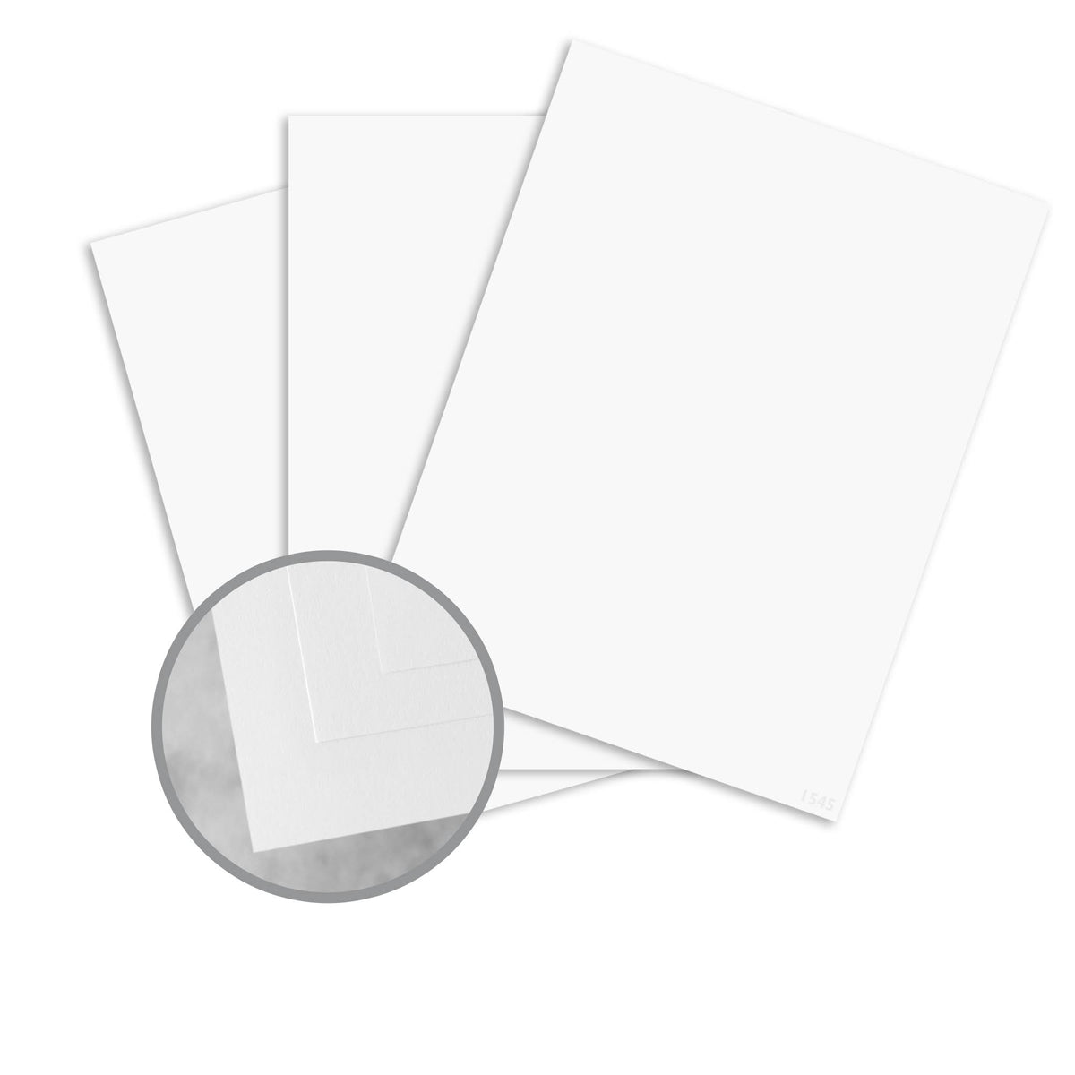 White Vellum Card Stock 8 1/2 x 11 in 80 lb 100 per Package K78973