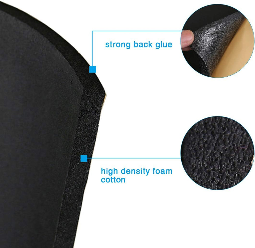 8mm Sound Proofing Insulation Mat 40x24 Inch Pack of 2 J401