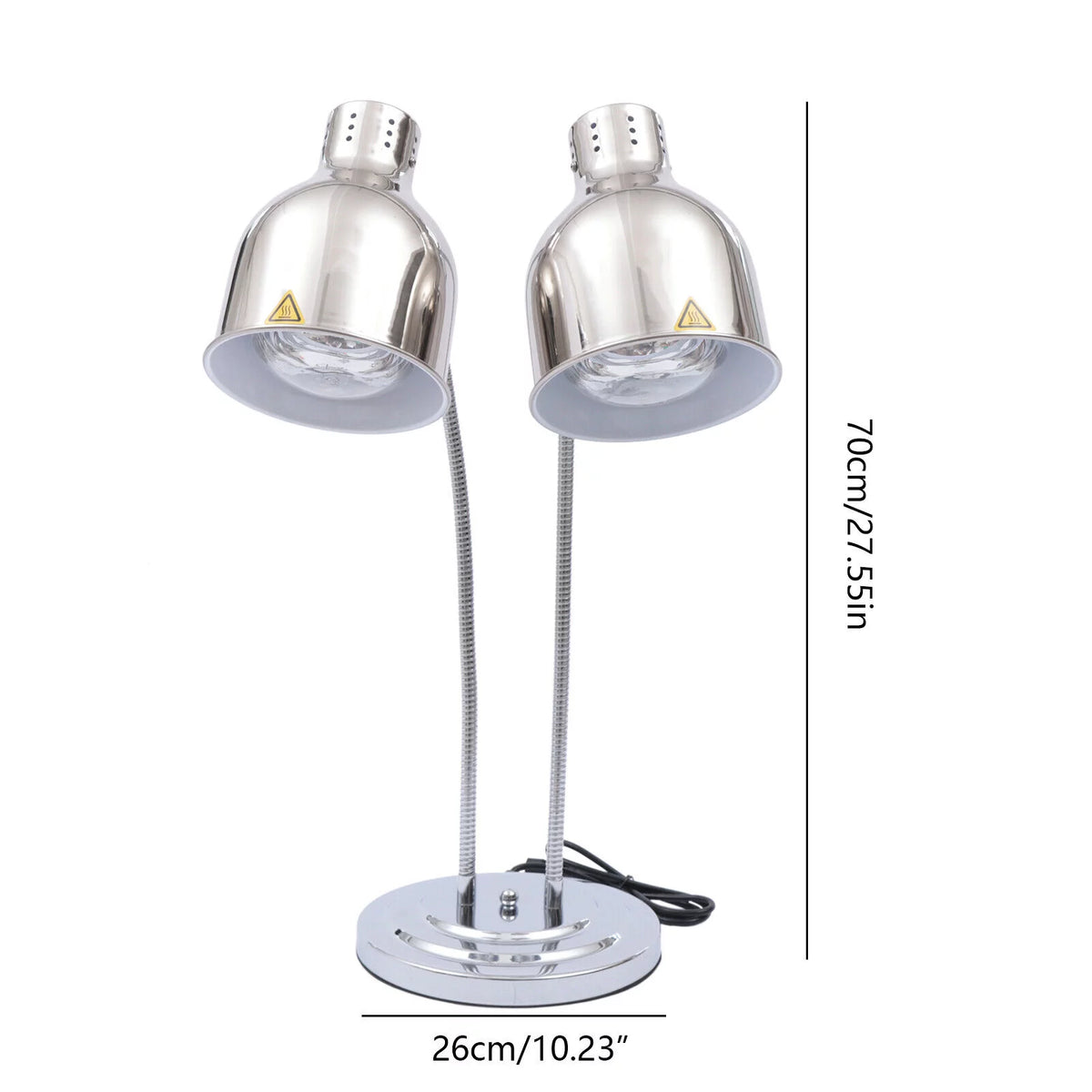 Double Head Infrared Food Heat Lamp B814107