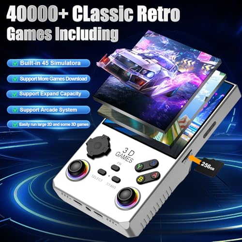 Retro Handheld Game Console 256GB Black E902