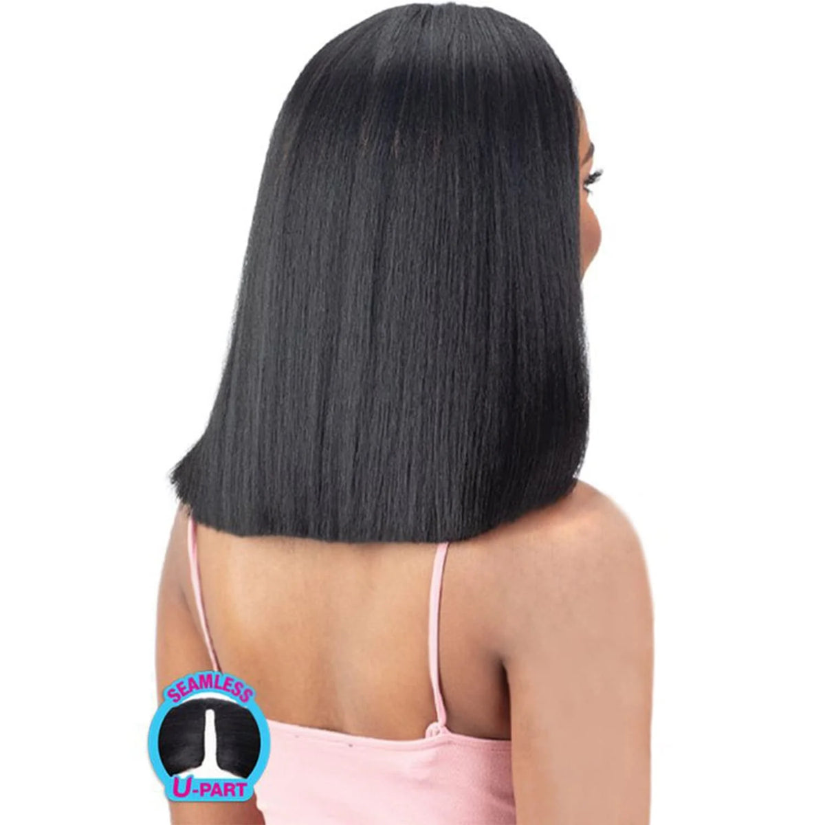 U Part Wig Natural Yaky Straight 14" G39044