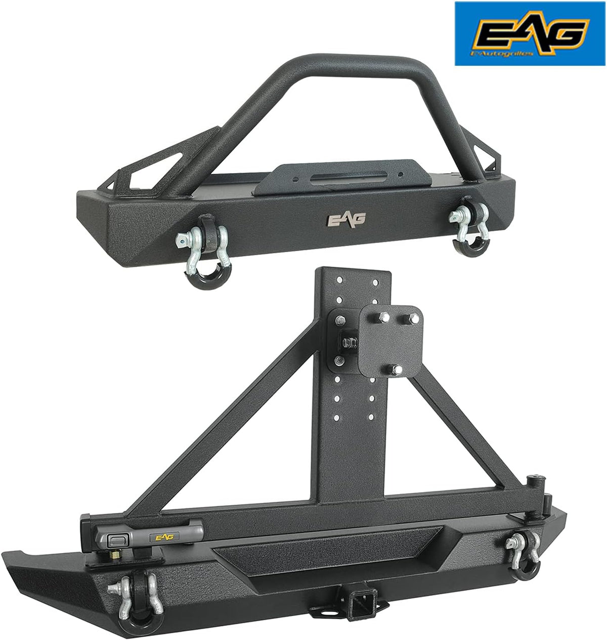 Front and Rear Bumper with Tire Carrier H418022