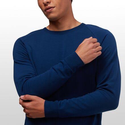 True Indigo Dk L Long Sleeve Crewe V26931