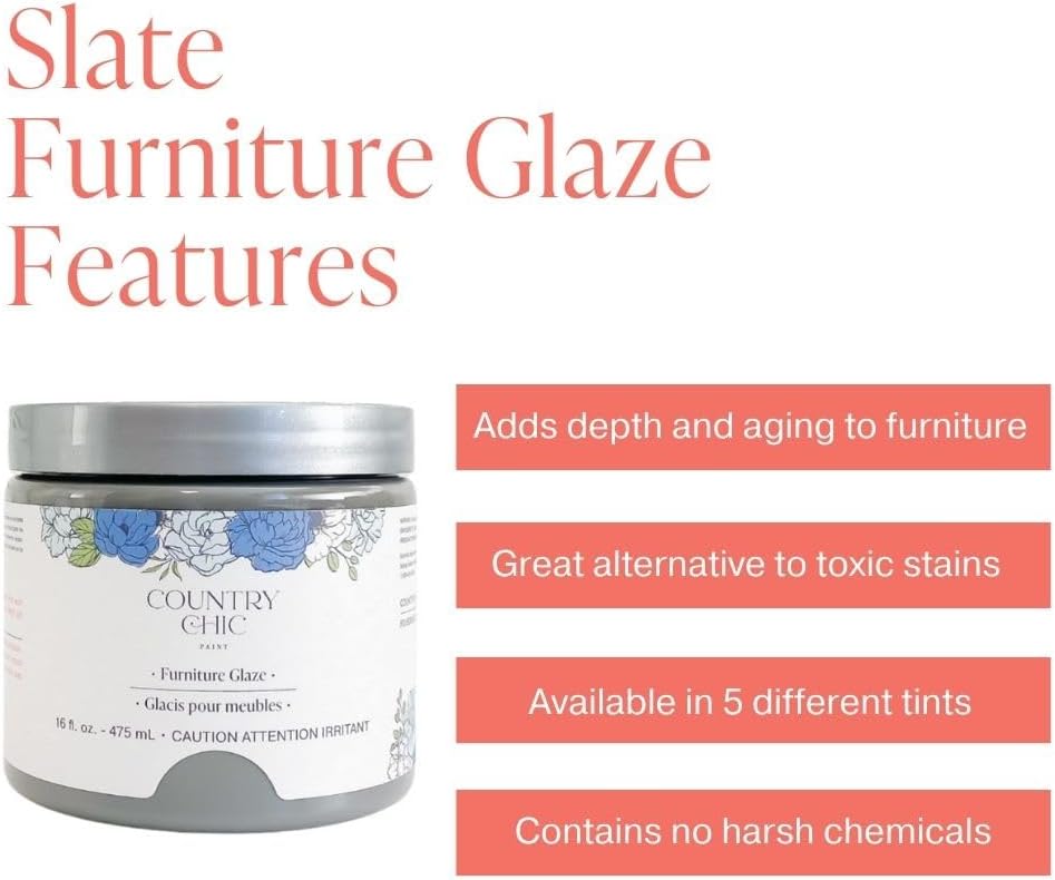 Slate Grey Antique Patina Special Effects Glaze (4 oz) R39237