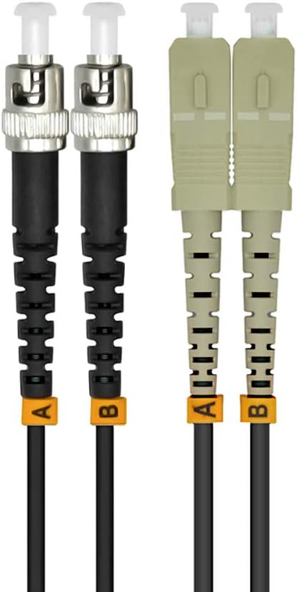 40M LC to LC OM3 Outdoor Armored Duplex 50/125 Fiber Optic Cable Jumper Multimode Q9326