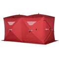 Red Pop-up Ice Fishing Tent R3093