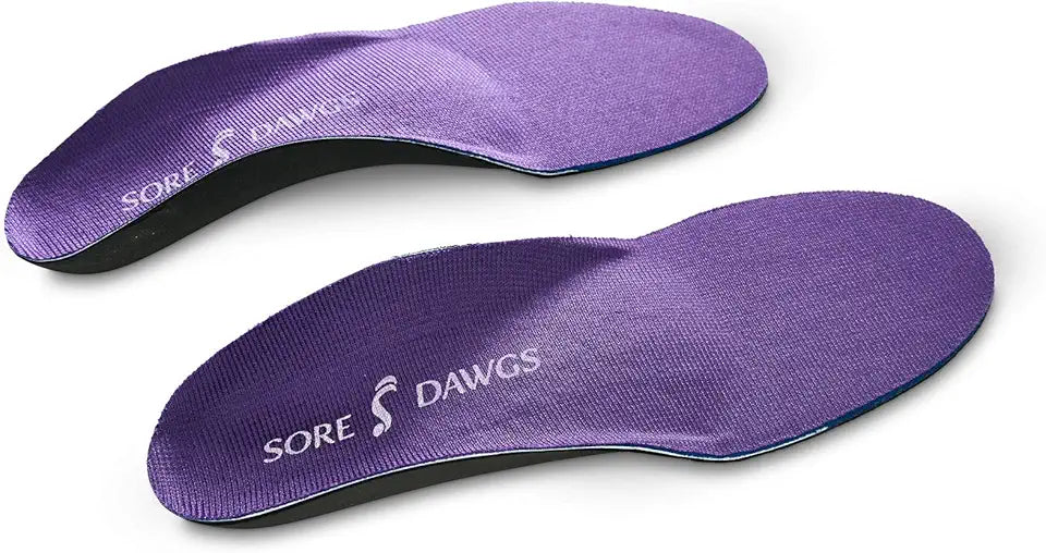 Purple High-Arch Athletic Insoles Large Q753596