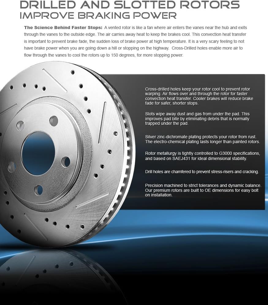305mm 6 Lug Front Rotors M9028