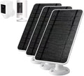 Solar Panel with 13 FT Cable and Adjustable Wall Mount (3 Pack) C474