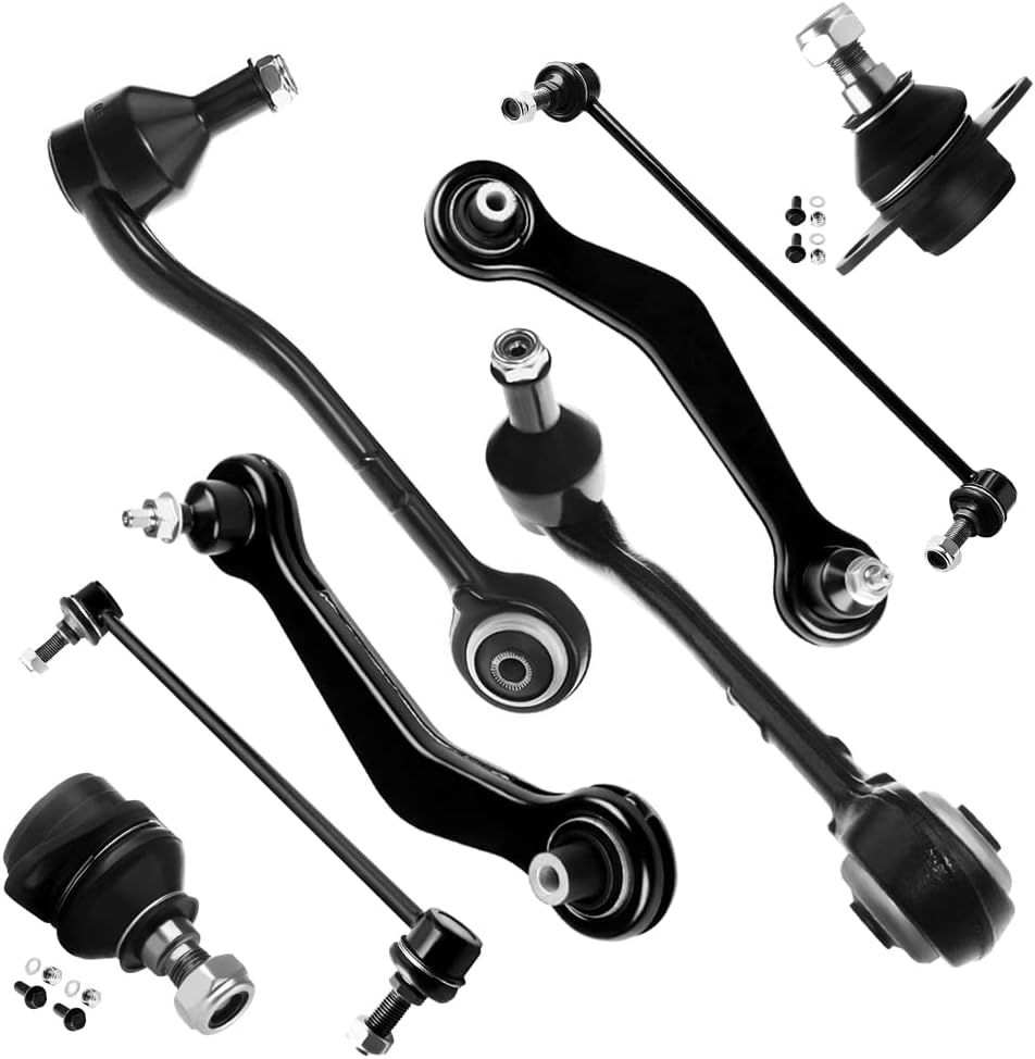 8pcs Suspension Kit Control Arm Ball Joint Stabilizer Sway Bar V9561