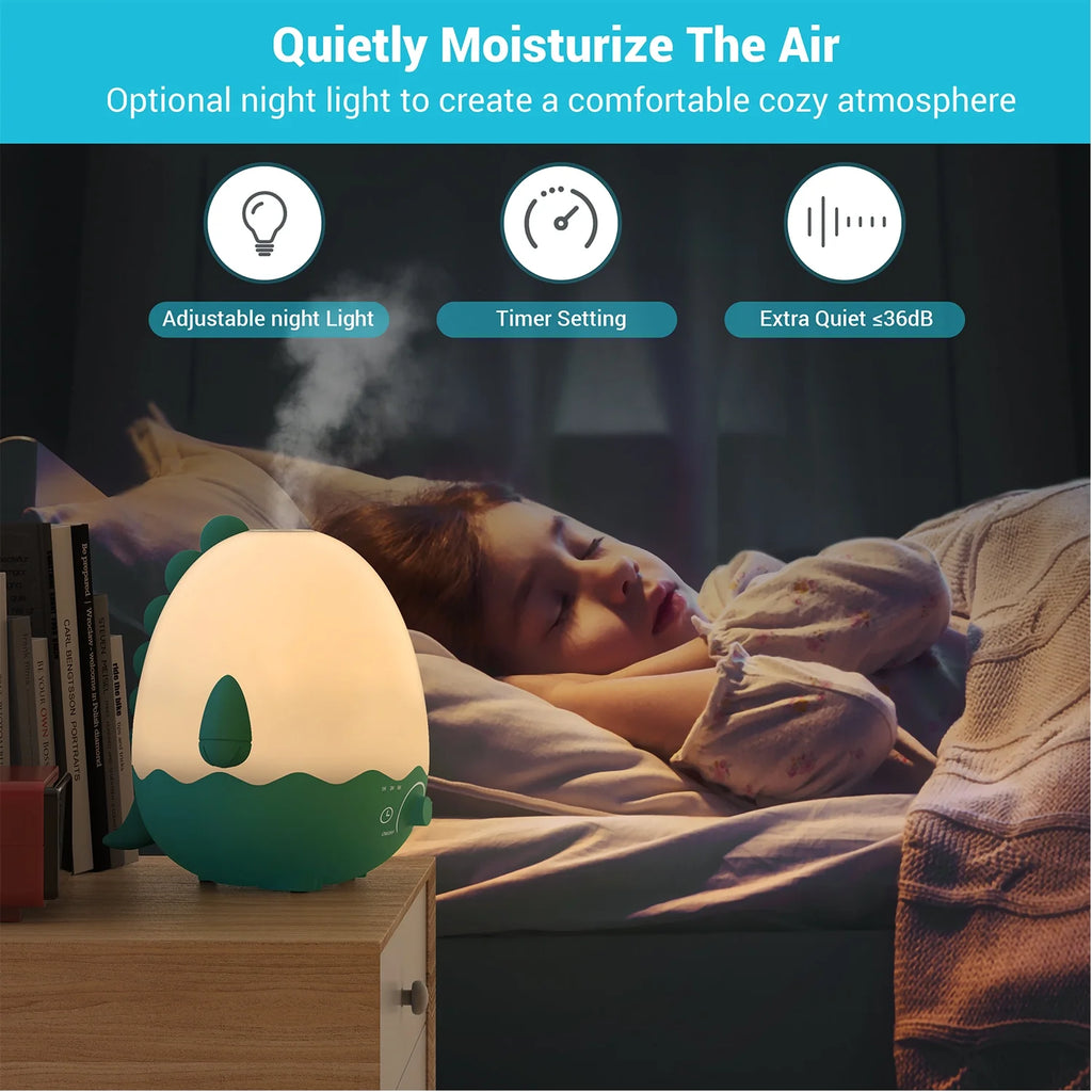 Cool Mist Humidifier with Diffuser, Night Light, Timer E502722