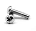 #8-32 x 1 3/4 Coarse Thread Machine Screw Combo Pan Head Low Carbon Steel Zinc Plated M752894