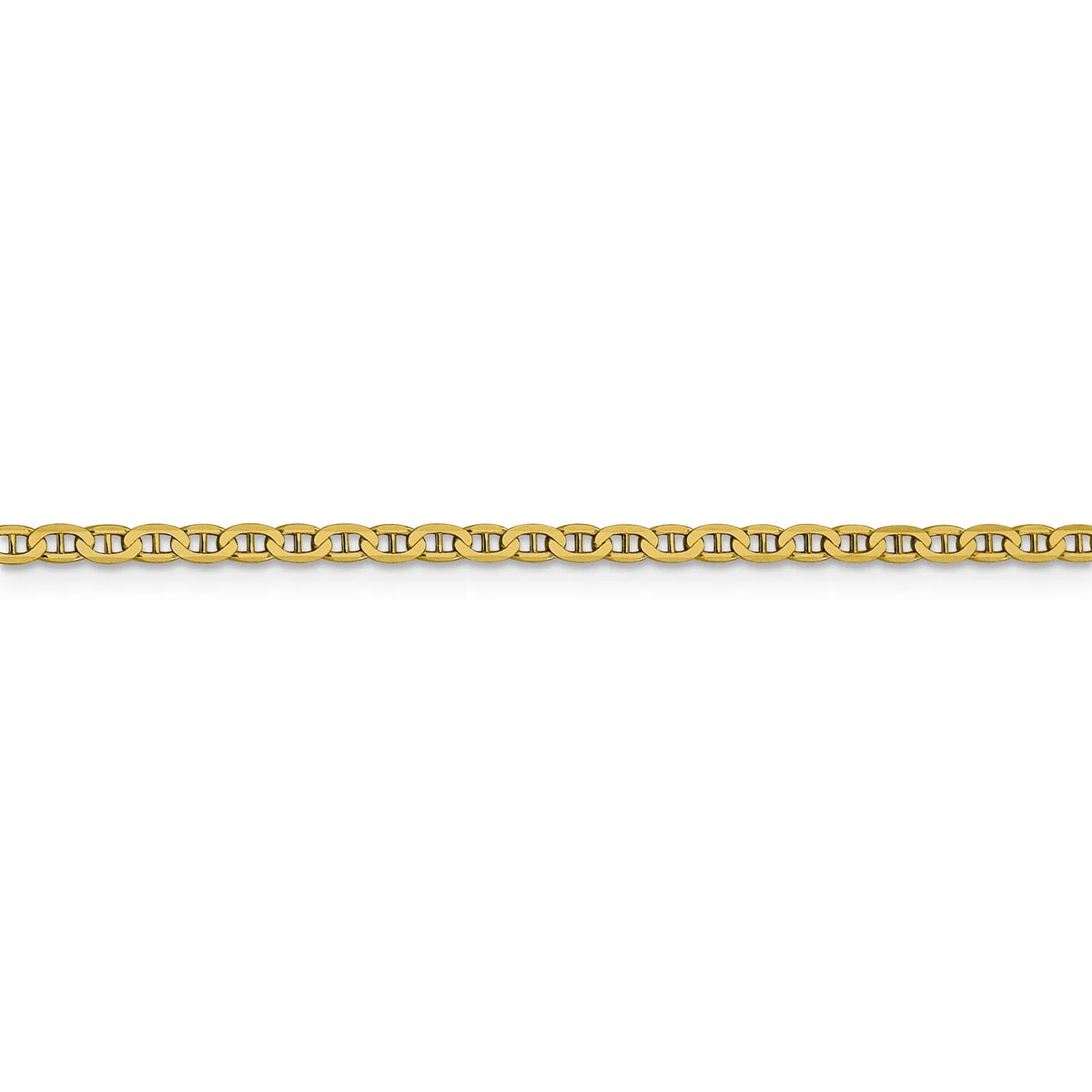 14k Yellow Gold Anchor Chain Necklace J304750