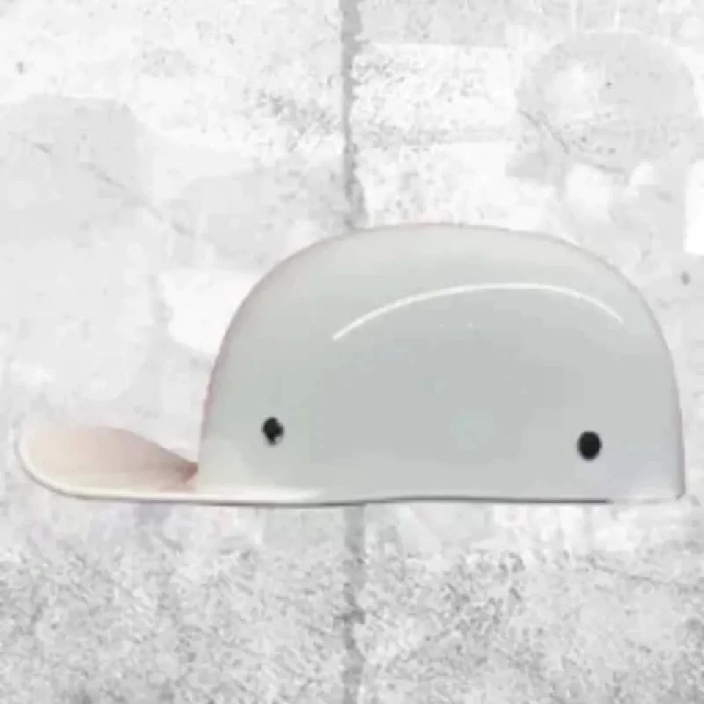 White Gloss Motorcycle Helmet L64161