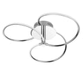 Polished Chrome LED Semi Flush Light V99336
