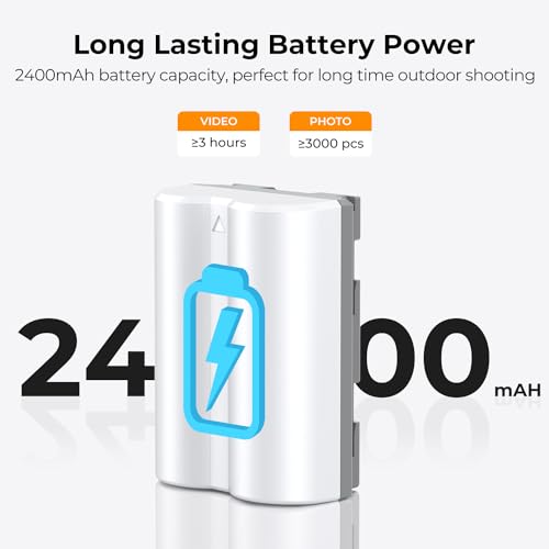 2400mAh NP-W235 Battery 2-Pack USB-C Fast Charging N643023
