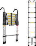 10.5ft Aluminum Telescoping Ladder with Hook T42090