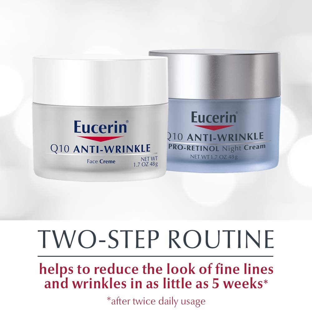 Q10 Anti Wrinkle Face Cream 1.7 Oz Jar + Night Cream 1.7 Oz Jar I5622