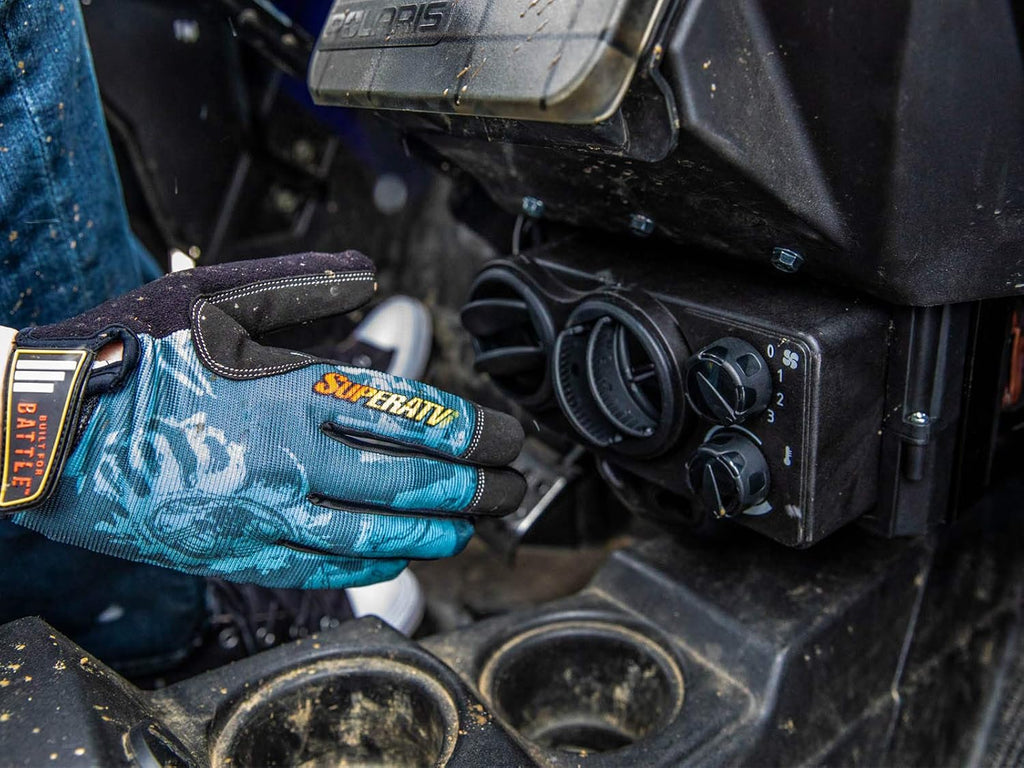 Cab Heater with 360 Degree Adjustable Vents, Defrost Hoses, Built-in Shutoff Valve, 3.4 Amps at 13.7 Volts G43216