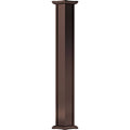 6x22 x 8& Endura-Aluminum Square Shaft Column, Non-Tapered, Textured Bronze Finish W686708
