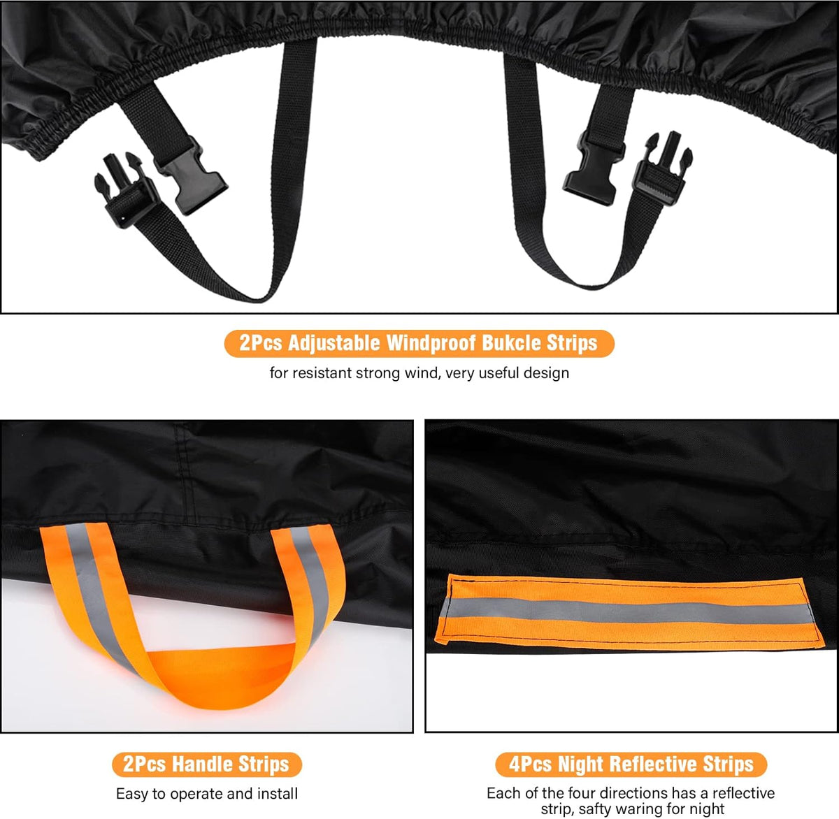 126 inch Waterproof Heavy Duty 420D Oxford Cloth UTV Cover D14933