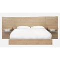 Live Edge Wall Bed with Floating Nightstands B3996