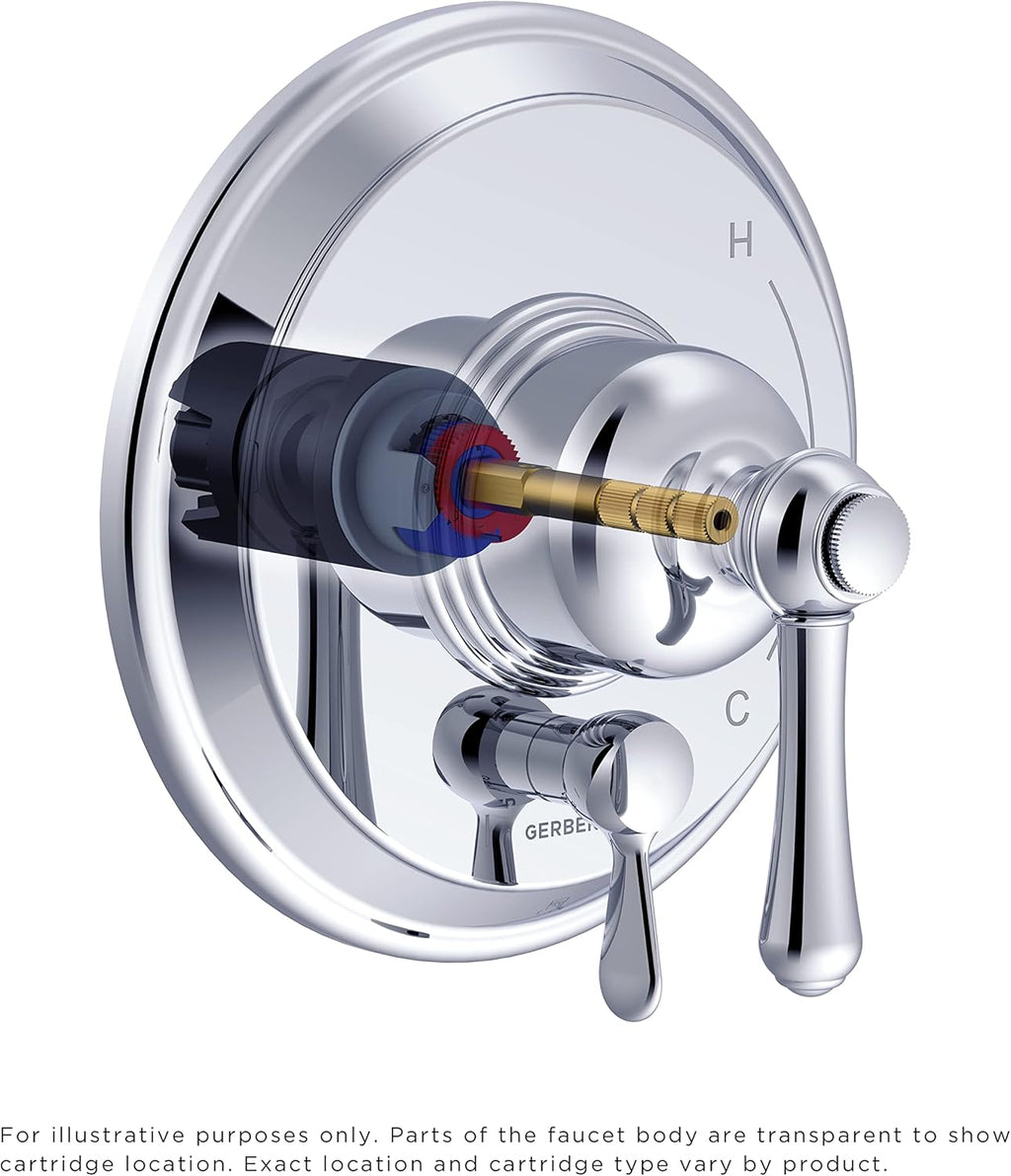 Ceramic Check Mixing Valve with Pressure Balance Cartridge J5121