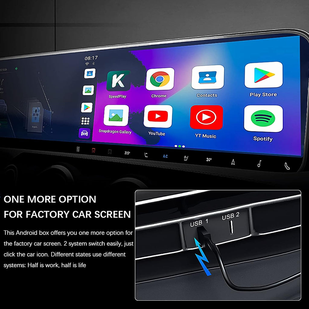 CarPlay AI Box Multimedia Video Box Qualcomm 8-core 4+64G Q316769