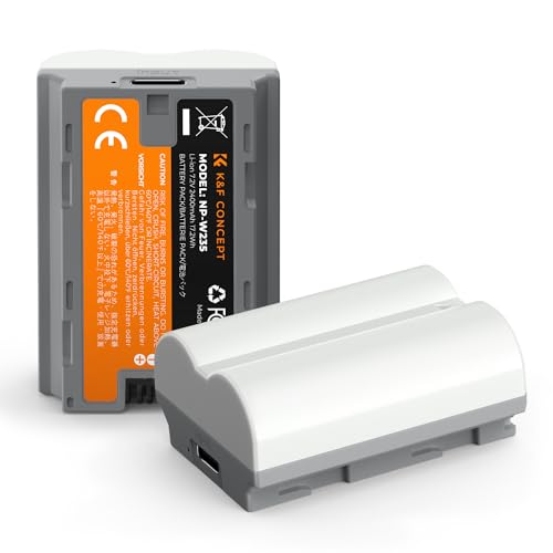 2400mAh NP-W235 Battery 2-Pack USB-C Fast Charging N643023