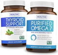 Omega 7 Softgels & Thyroid Support 2-Month Supply Bundle X856