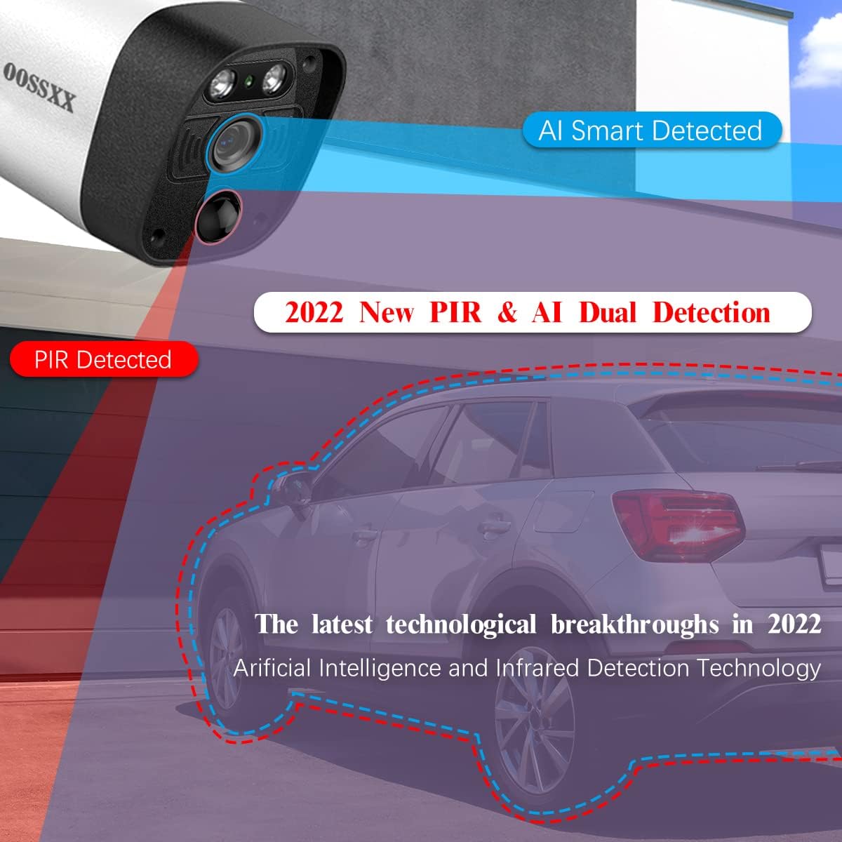 3K 5.0MP Wireless Security Camera System with 2TB Hard Drive C8717