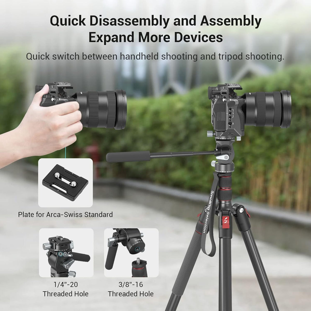 Video Head with Quick Release Plate D62429