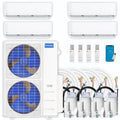 45,000 BTU 4 Zone Ductless Mini Split Air Conditioner and Heat Pump B758