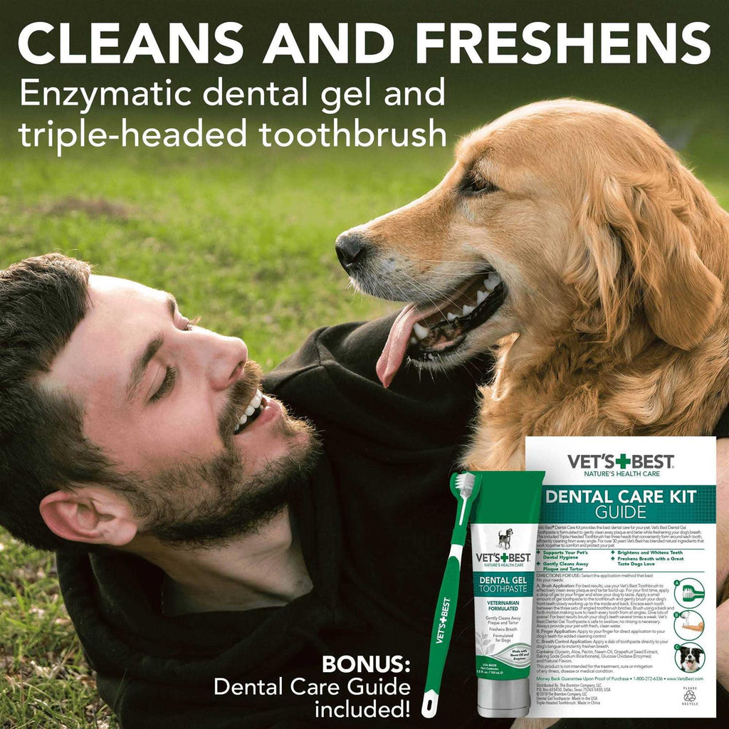 Enzymatic Toothpaste and Toothbrush Dog Dental Care Kit U518821