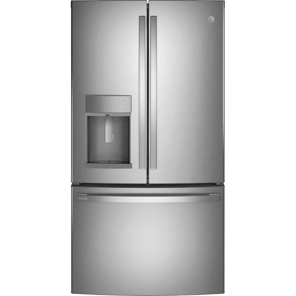 French Door Freestanding Refrigerator Black Stainless Steel X7936
