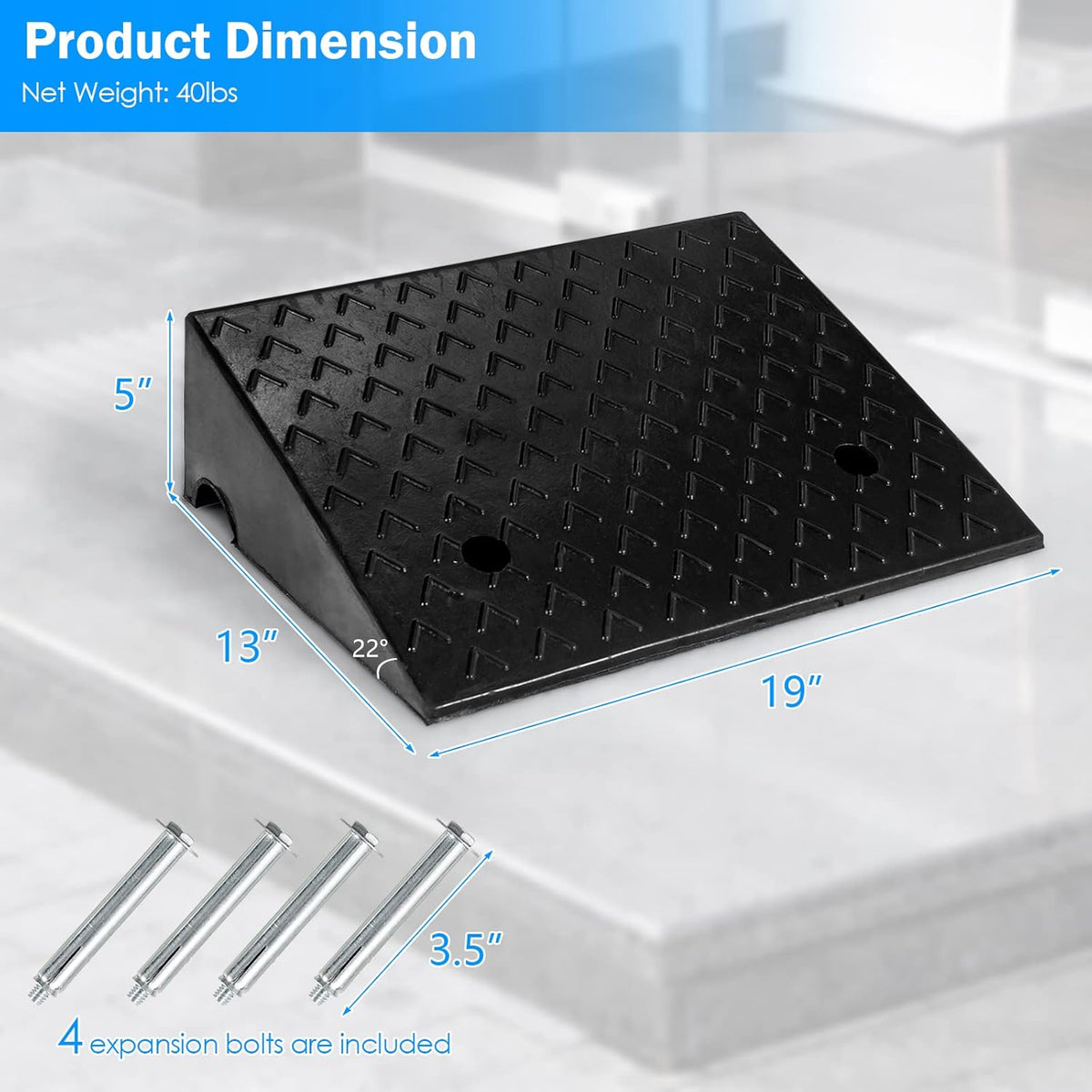 Rubber Curb Ramps Pack of 2 Q20712