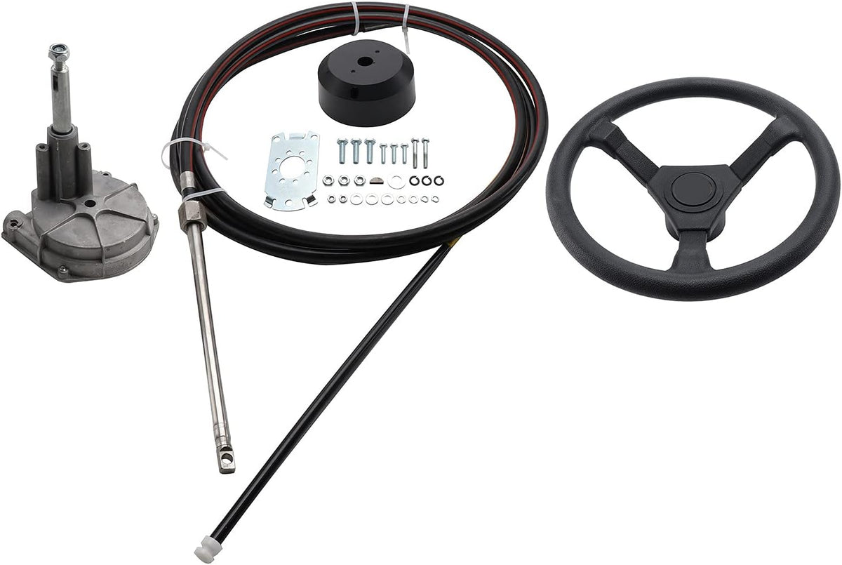 13' Boat Steering Cable with 13 Wheel I8716