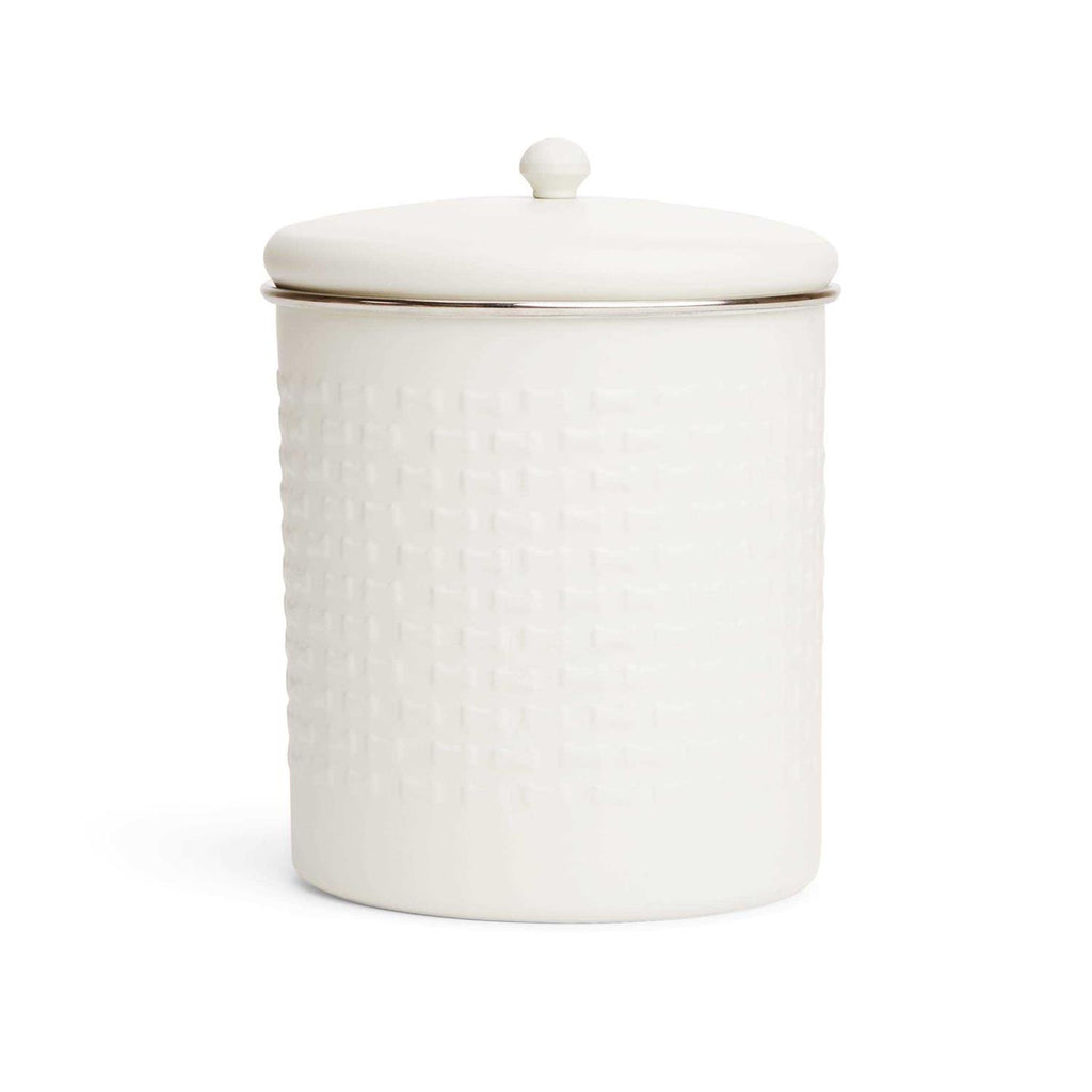Textured Stainless Steel Treat Dog Jar F337