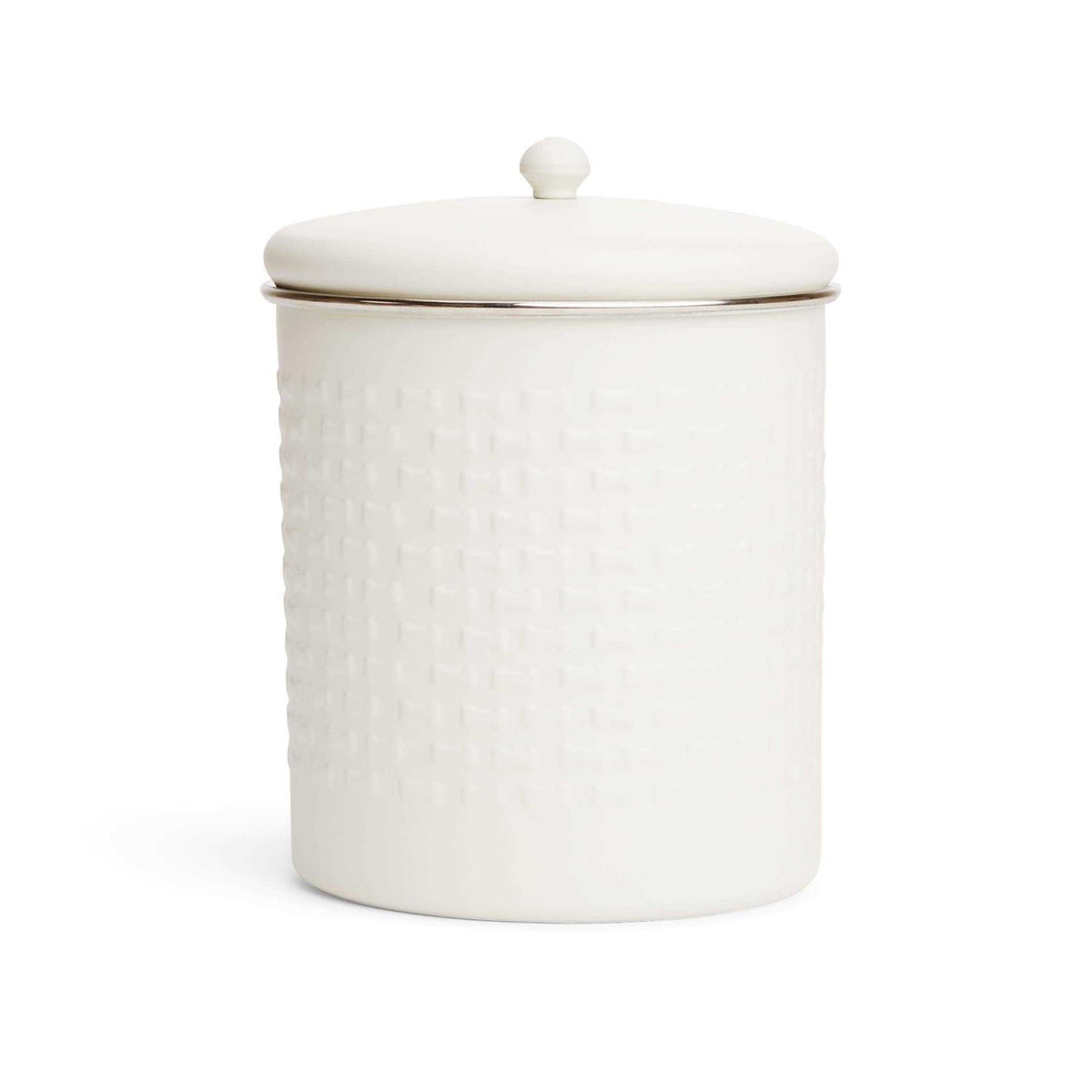 Textured Stainless Steel Treat Dog Jar F337